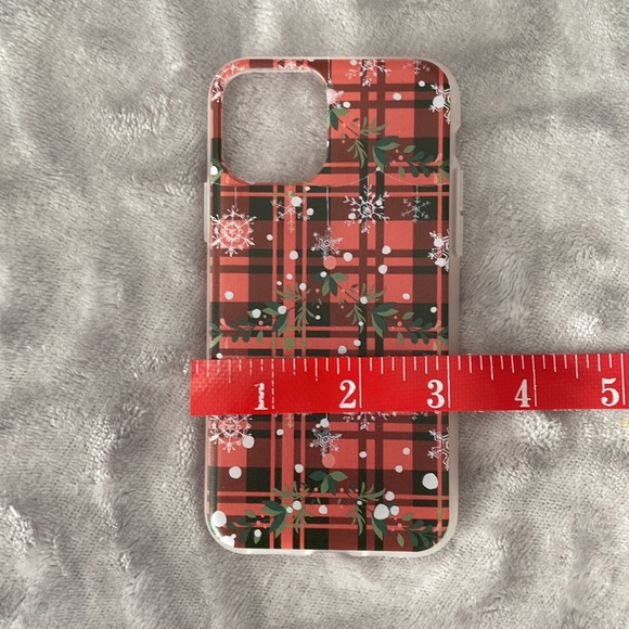 iPhone 11 Pro Flexi Clear Frosted Plaid Case - Picture 3 of 4
